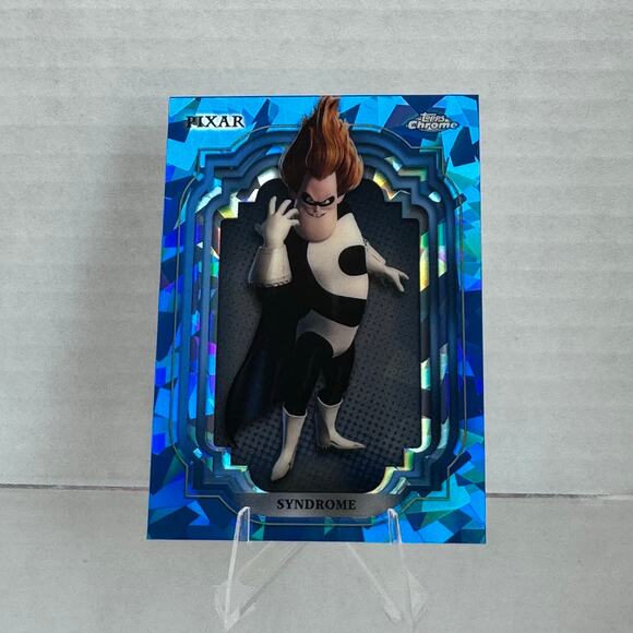 Disney Topps Chrome Sapphire 2024 Syndrome #102 Incredibles - Picture 3 of 5
